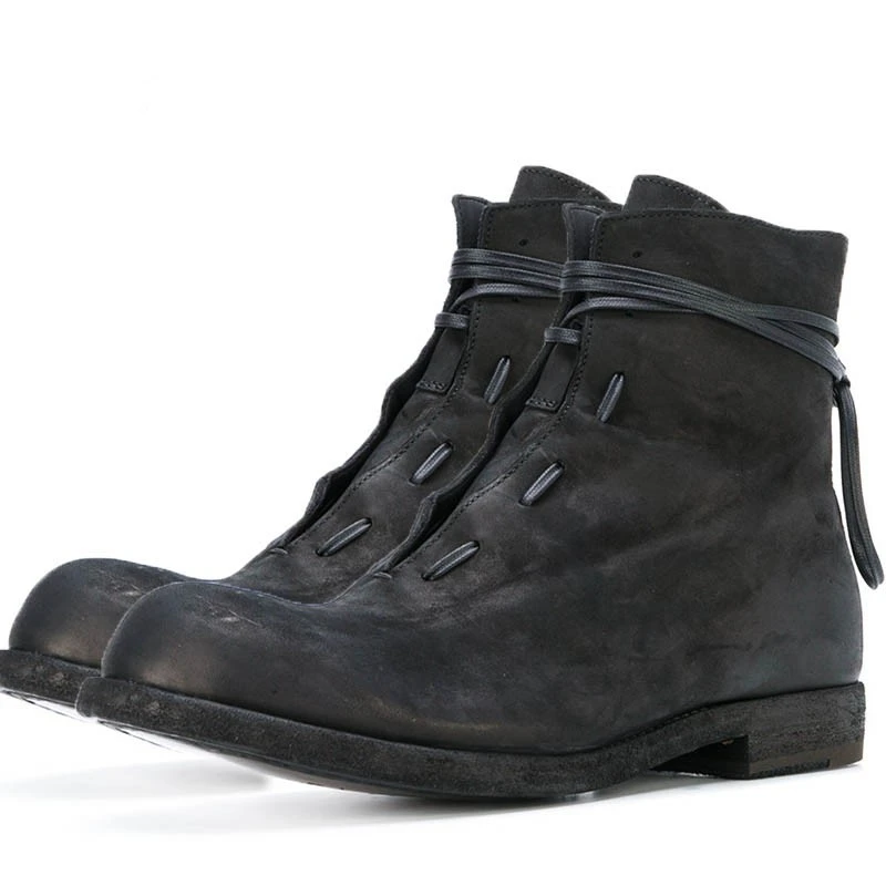 Мужские ботинки Martin модные из натуральной кожи с высоким берцем в британском