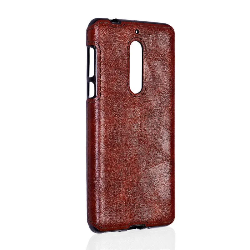 Для Nokia 5 Nokia5 силиконовый чехол цветной Crazy Horse силиконовый TPU+ PC кожа мягкая задняя крышка чехол для Nokia 5 Nokia5