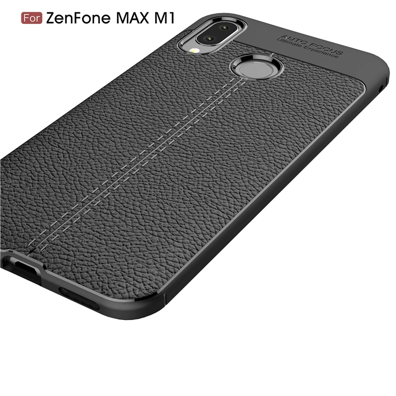 Матовый Мягкий силиконовый чехол из ТПУ для Asus Zenfone Max M1 ZB555KL телефона кожаный с