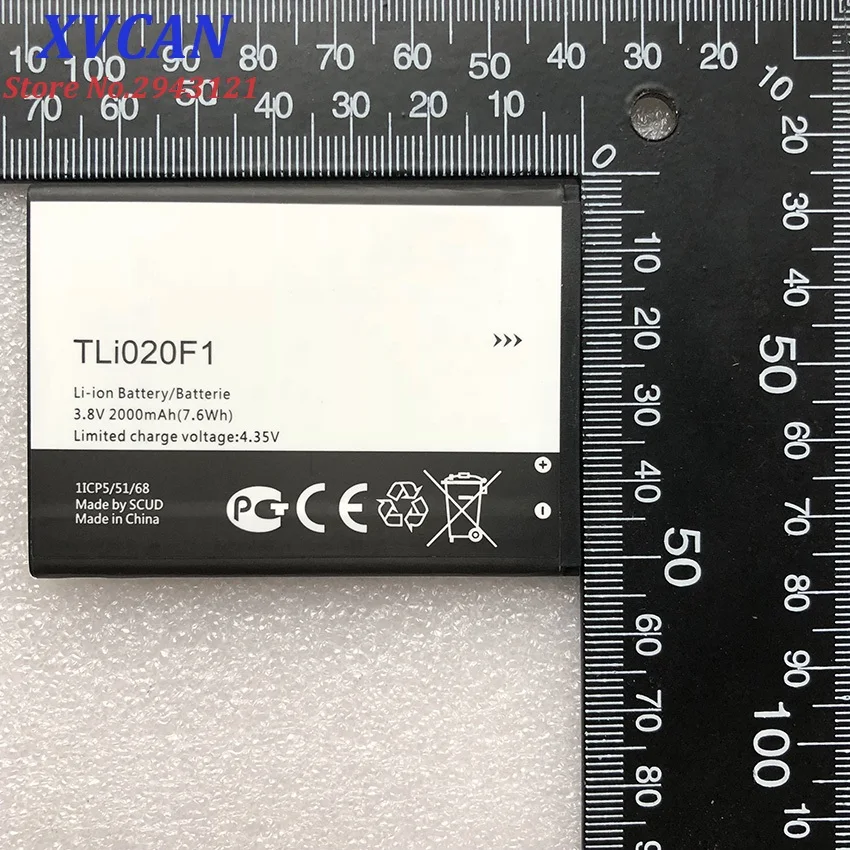 Новинка 2019 батарея TLI020F1 TLI020F2 для TCL J720T J726T Alcatel One Touch Pop 2 5042d C7 7040 Детская модель