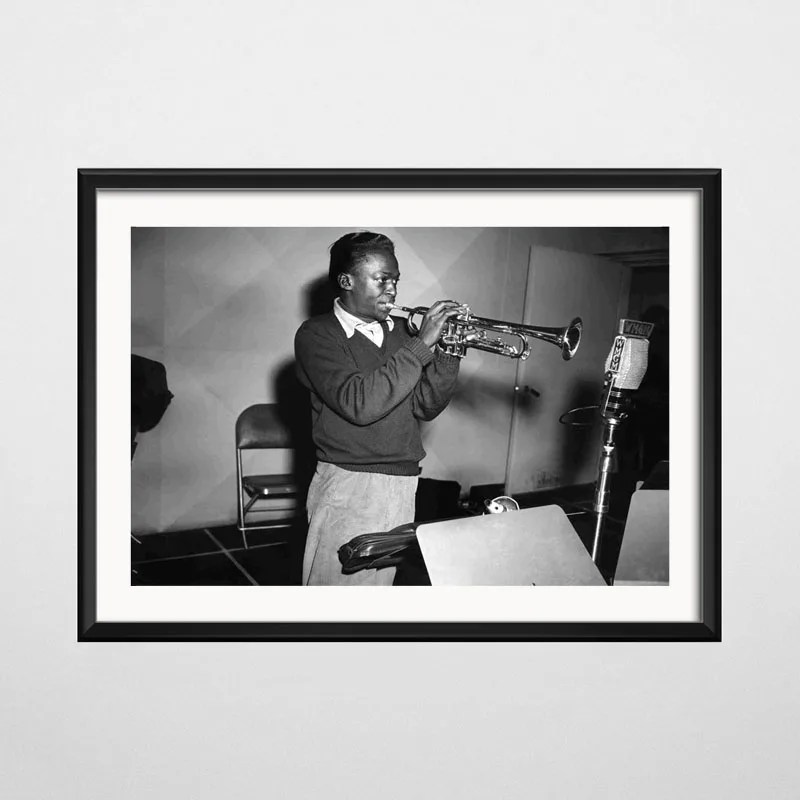 P824 Miles Davis Blue Jazz лучший Музыкальный Саксофон художественная живопись Шелковый Холст плакат настенный домашний декор - Color: 11