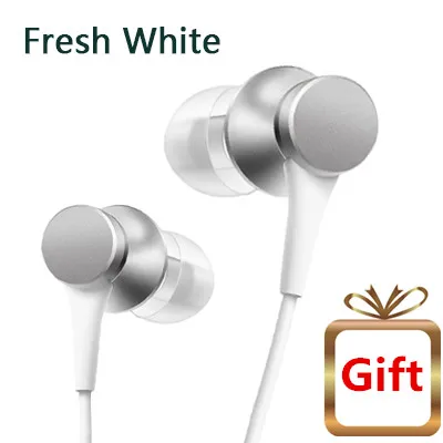 02 ADD GIFT Оригинальные Xiaomi mi наушники-вкладыши Xiao mi Fresh Basic версия наушников с mi c для Xiao mi Red mi Note 7 Pro - Цвет: 02 ADD GIFT
