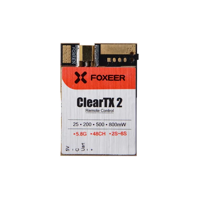 Профессиональная антенна FOXEER ClearTX 2 V2 5 8G 48 каналов 25/200/600 мВт 2S 6S переключаемый
