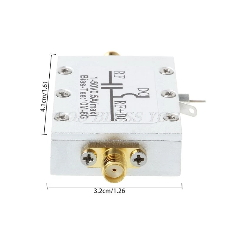 6000Mhz 10 MHz-6 GHz RF Bias Tee блоки постоянного тока для радиолюбителей RTL SDR LNA низкий уровень шума усилитель с оболочкой