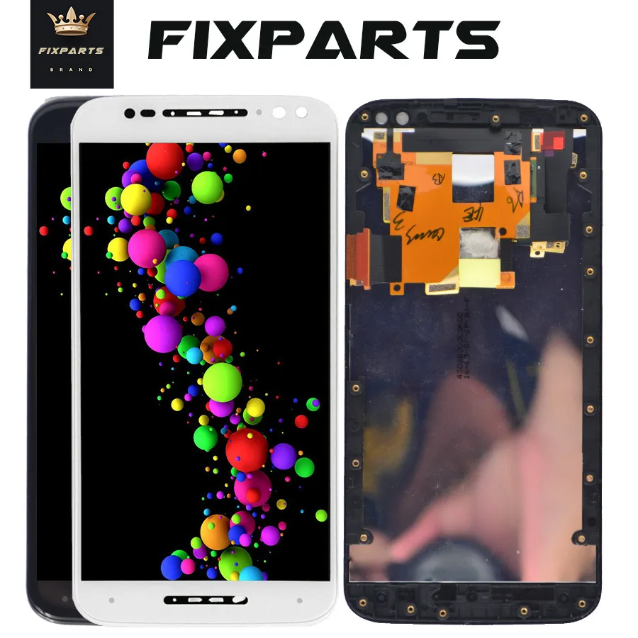 

Черный экран для 5,7 "Motorola Moto X Style X3S XT1575 XT1572 XT1570 ЖК-дисплей сенсорный экран дигитайзер полная сборка X3 стиль