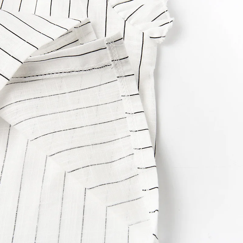 Новинка лета 2019 элегантный Черно-белый костюм для девочек среднего возраста