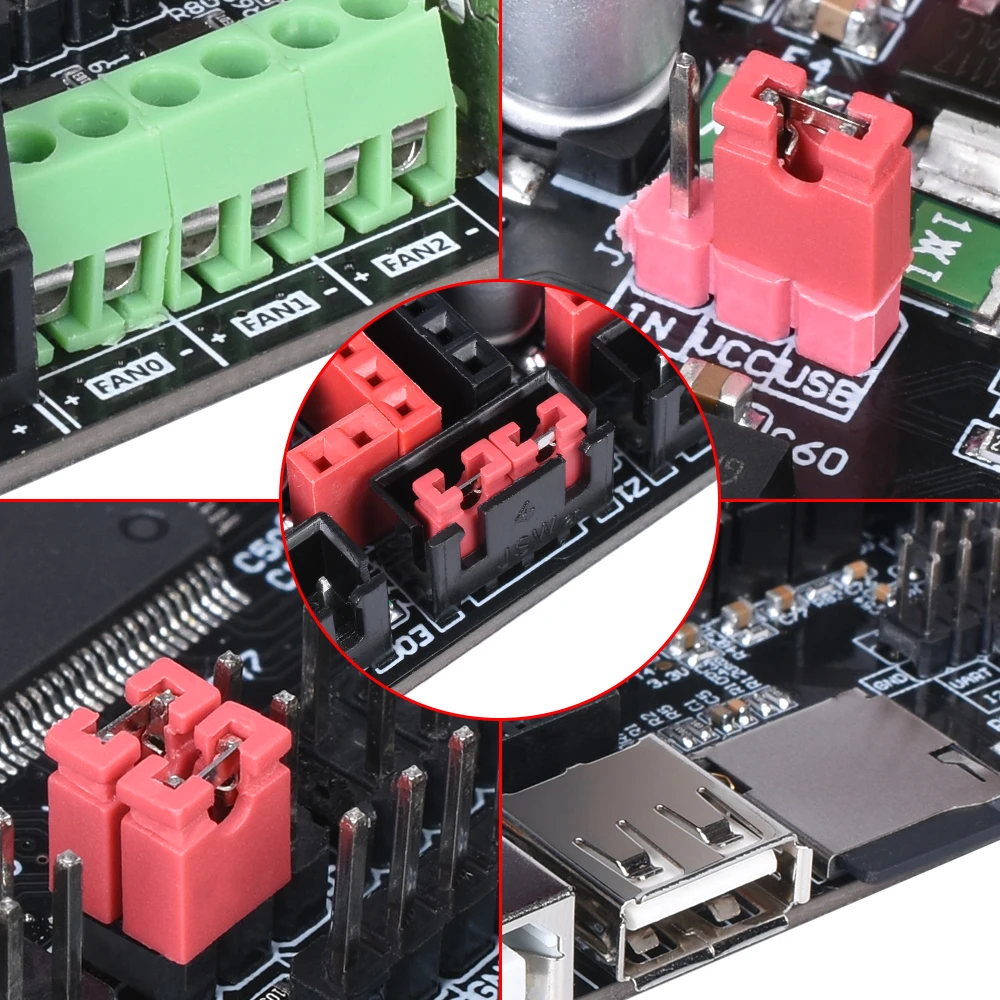 BIGTREETECH СКР PRO V1.1 32Bit Управление доска 3D-принтеры Запчасти vs S6 V1.2 СКР V1.3 RAMPS 1,4 A4988 TMC2208 uart TMC2130 TMC2209