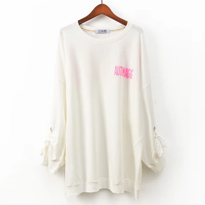 sweatshirts hoodies NBHUZEHUA 7G956 осенний Женский пуловер Харадзюку С буквенным принтом, худи размера плюс, толстовки, толстовка, Moletom Feminino 4XL 5XL 6XL - Цвет: sweatshirts hoodies