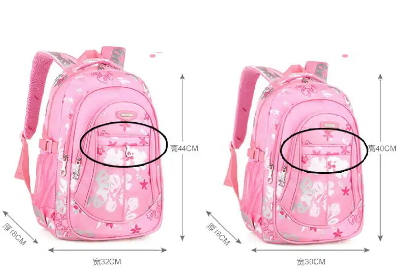 Модные детские школьные сумки с цветочным принтом рюкзак для девочек и