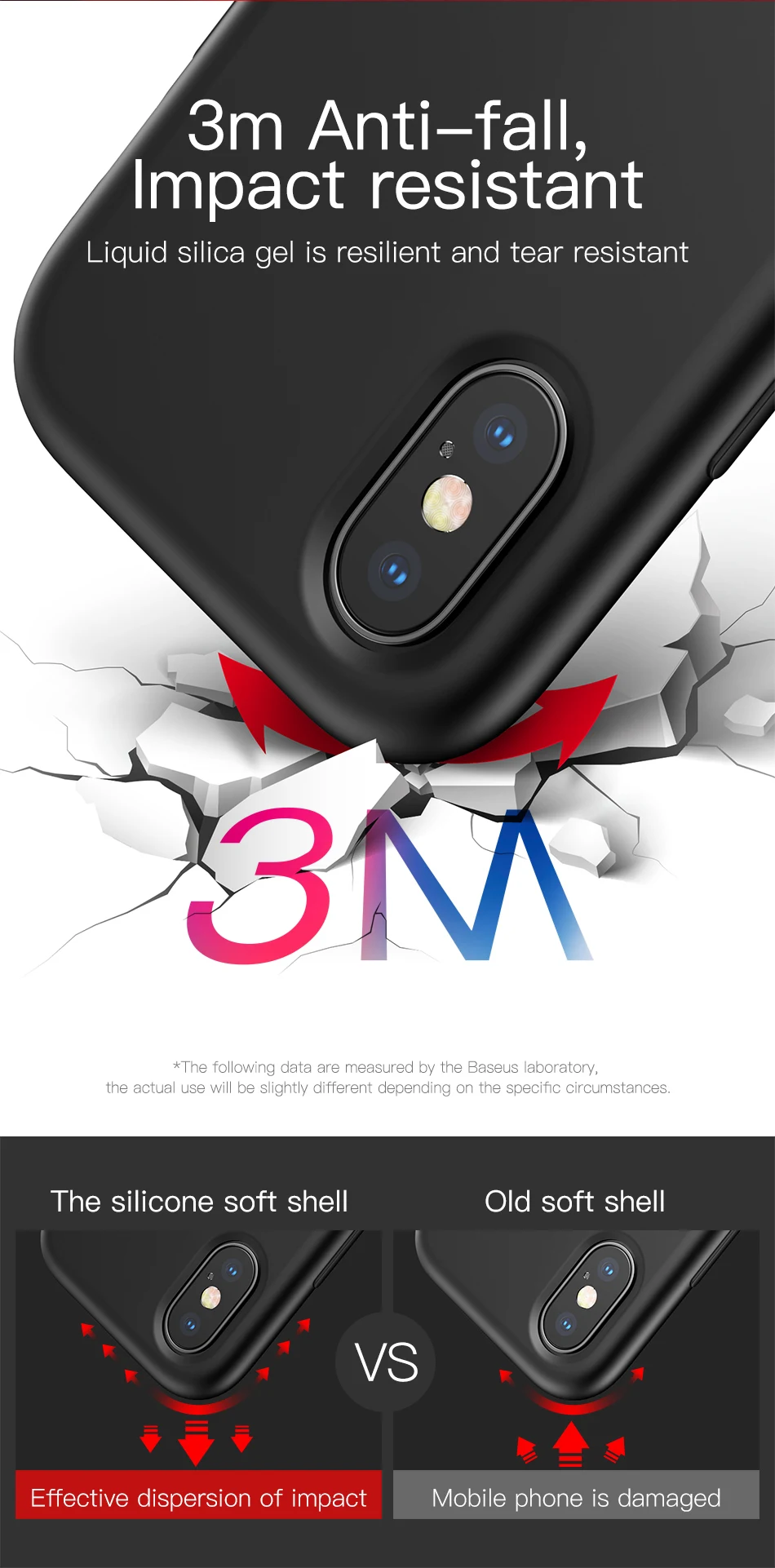 Роскошный жидкий силиконовый чехол Baseus для iPhone Xs Max, ультратонкий, гладкий Чехол карамельного цвета для iPhone Xs Max XR, чехол для телефона