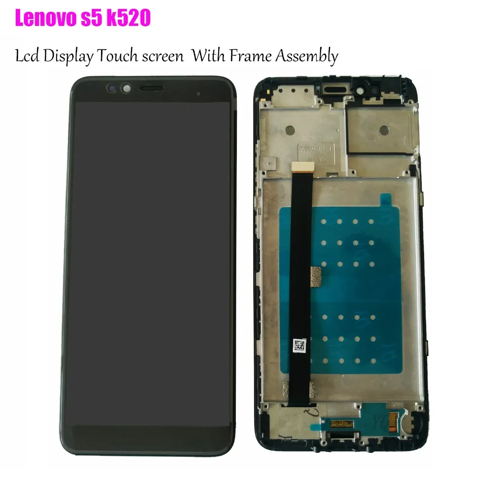 Новый 5 7 &quotОригинальный ЖК дисплей для lenovo s5 k520 сенсорный экран с рамкой Замена