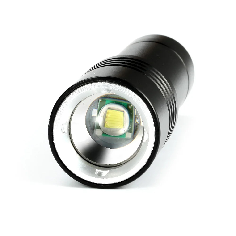 Дайвинг светодиодный фонарик зум тактический фонарь T6 лампы факел