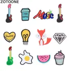 ZOTOONE с нашивкой сердце, пищевая промышленность Aninal гитары аппликация с вышивкой сделай сам в полоску для наклейка на одежду Письмо Патчи железные на чехол типа 