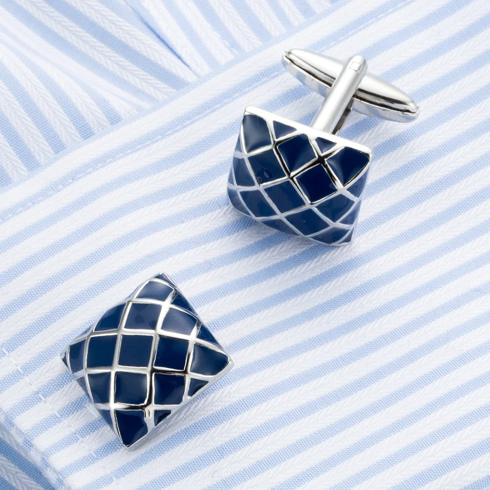 Высококачественные запонки VAGULA посеребренные классические 766|men cufflings|link menapple
