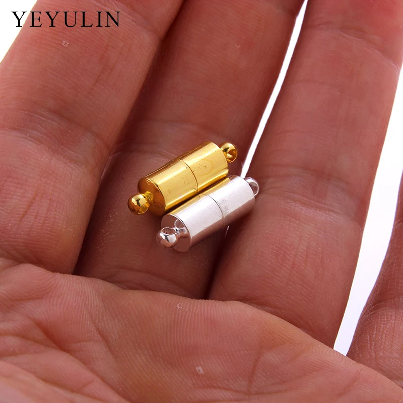 10 пар цилиндрические магнитные штекеры 13 х6 мм|clasps connector|magnetic claspsjewelry clasps |