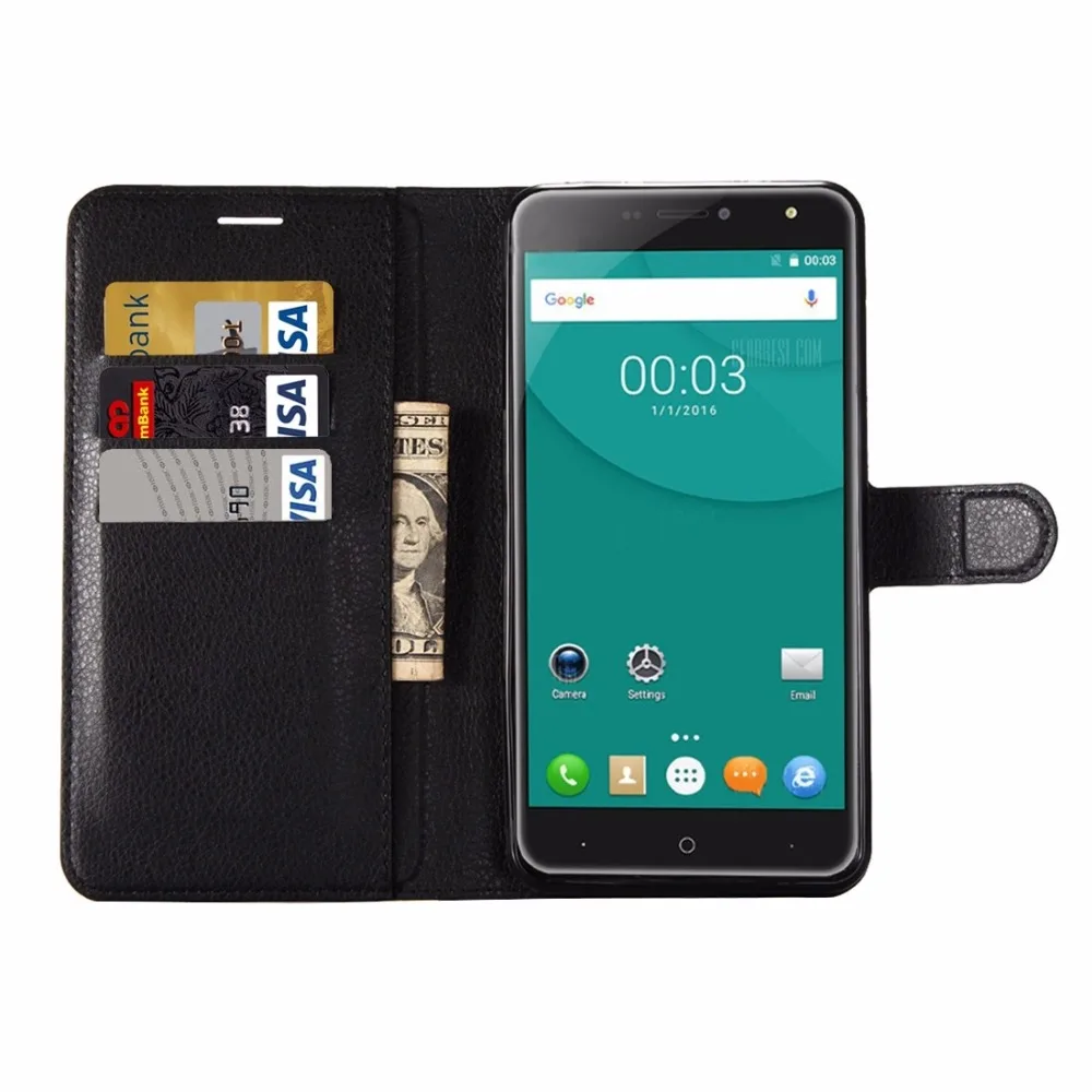 DOOGEE X7 Pro мобильный чехол для телефона с текстурой личи горизонтальный откидной