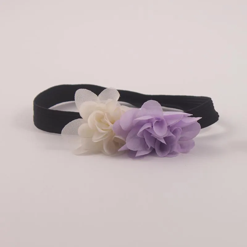 16inch Nenuco Doll Accessories Multicolor flower Headband DIY Chiffon fabric Elastic Hair Bands for 41CM | Игрушки и хобби