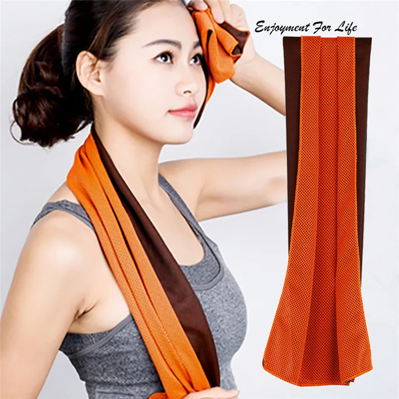 TANGNADE горячая Распродажа фитнес сухое охлаждающее спортивное полотенце для