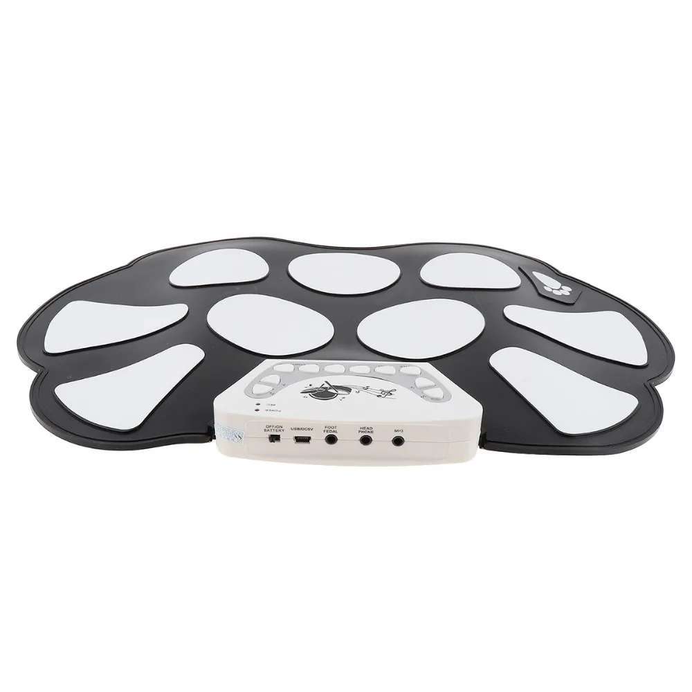 KONIX W758 9 Pad цифровой портативный музыкальный инструмент электронная барабанная