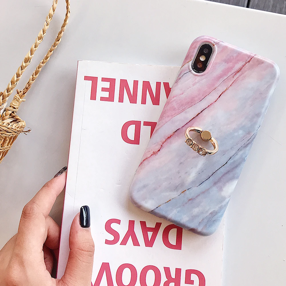 Классический Мраморный чехол SUYACS для телефона iPhone 11 Pro Max XR XS 6 6S 7 8 Plus X