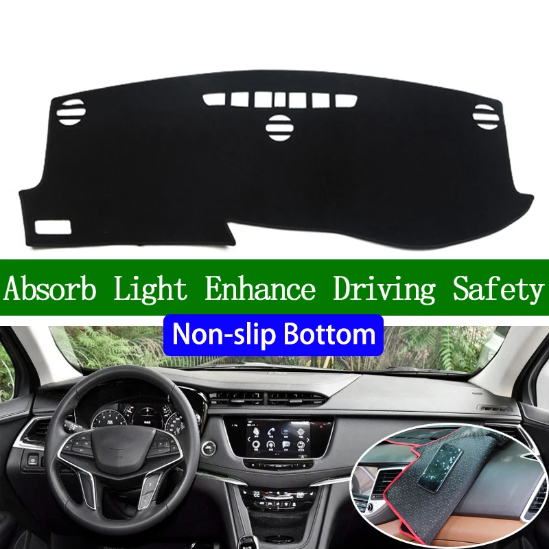 

For Cadillac XT5 2016 2017 2018 Non-slip Bottom Dashboard Cover Car Decals Car Stickers Interior Car Accessories