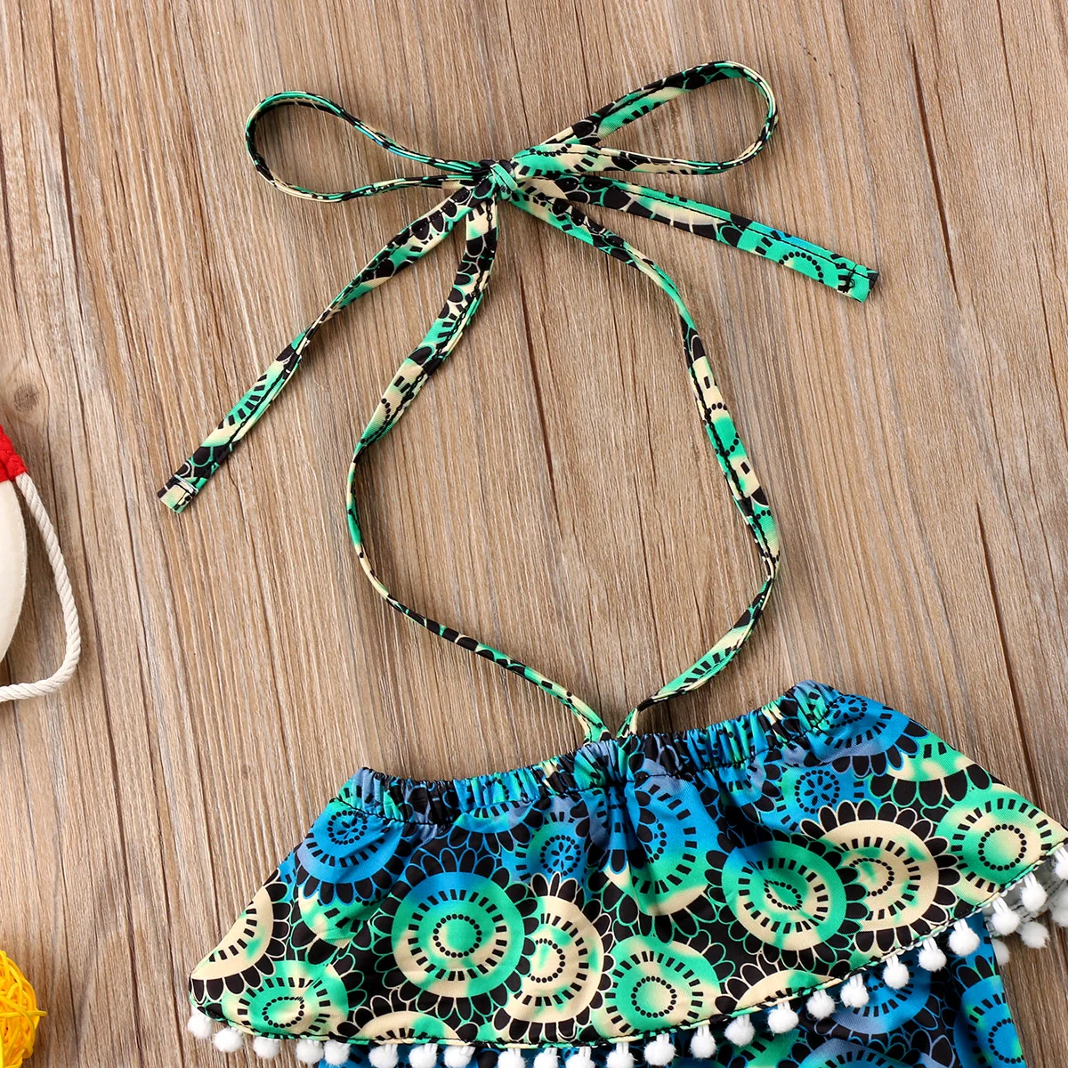 2018 Новый комбинезон для новорожденных девочек бохо на бретелях с цветочным