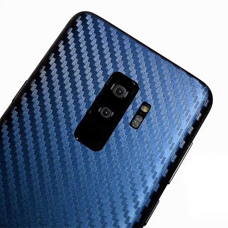 Затенение Цвет 3D углеродного волокна Телефон задняя крышка пленка для samsung
