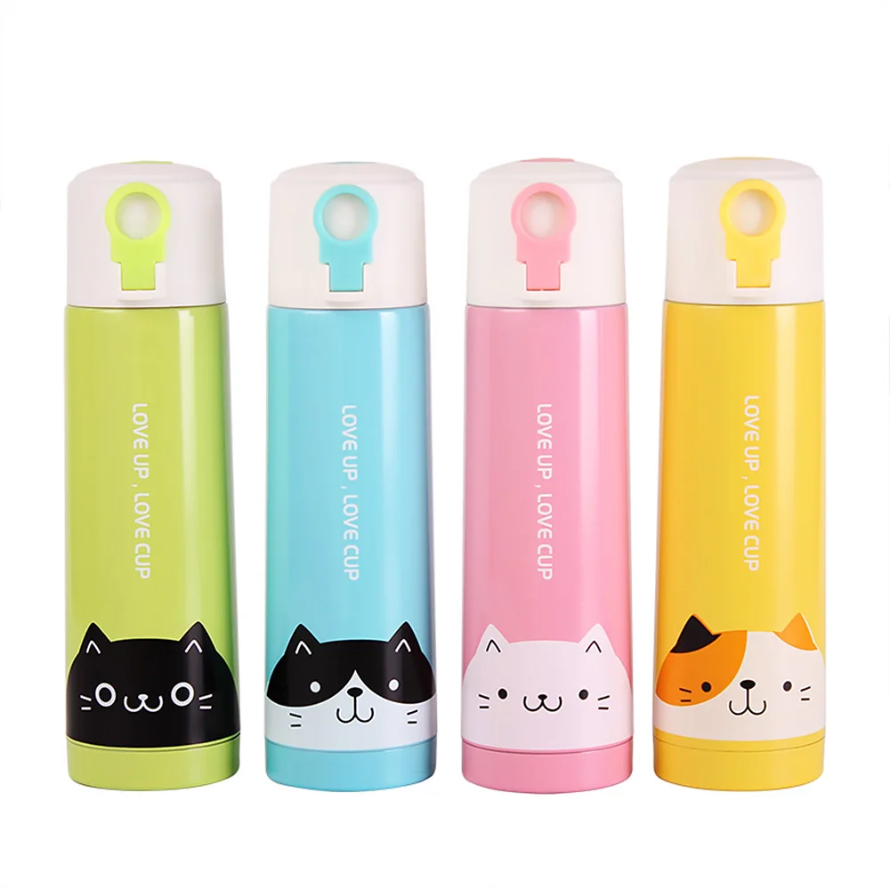 Upstyle дамы термосы герметичность Нержавеющая сталь бутылка для воды с рисунком