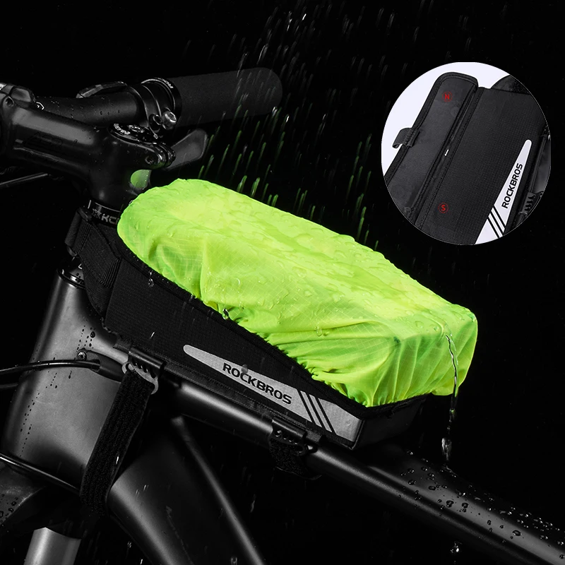 Велосипедные Сумки ROCKBROS светоотражающая передняя рама на магните для сенсорных