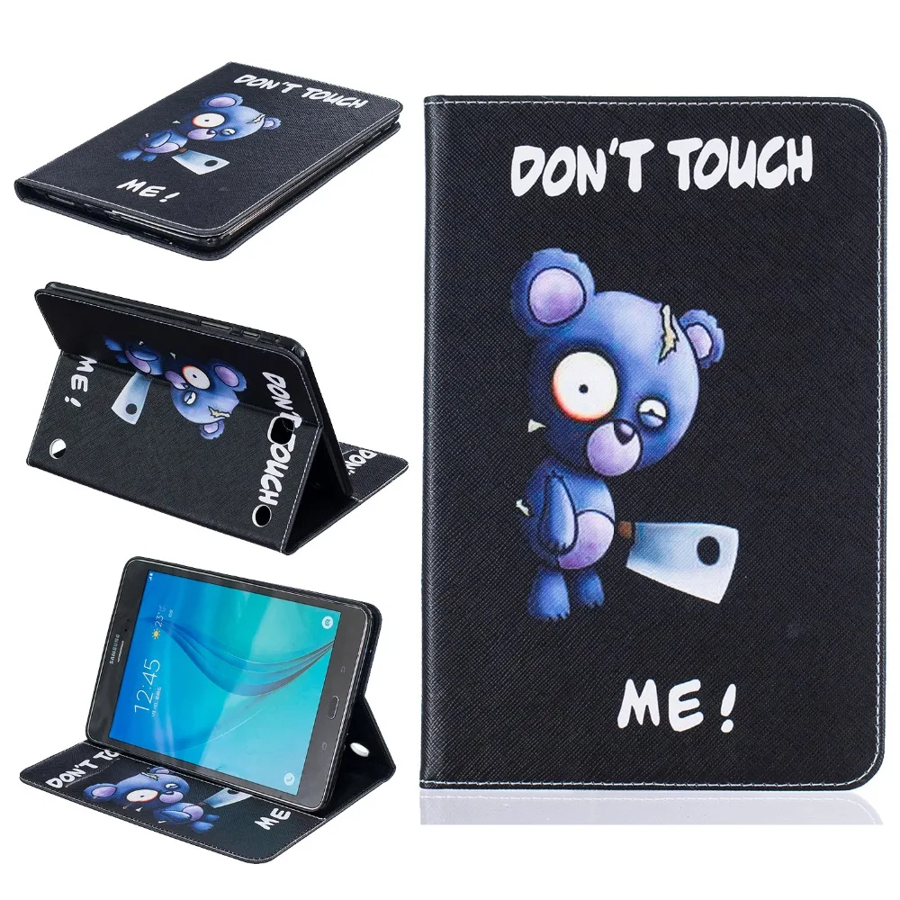 Чехол для планшета Samsung Galaxy Tab A 8 0 дюймов SM T350 T351 T355 кожаный чехол подставка карт из