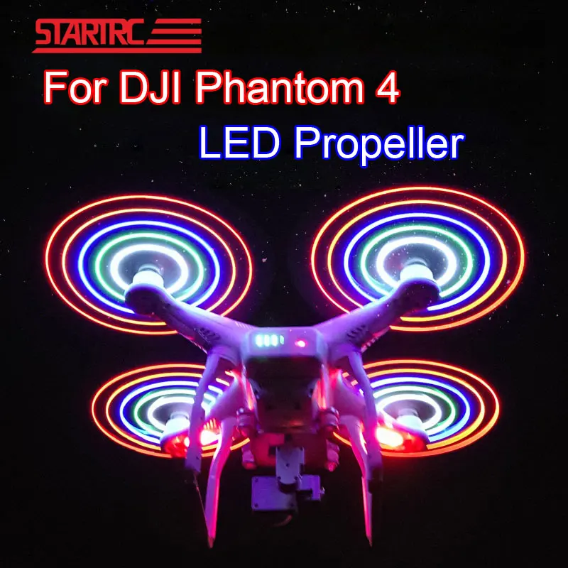 2 пары пропеллеров для зарядного устройства DJI phantom 4/ Pro / advance LED Flash USB Phantom 4/4 pro /advance