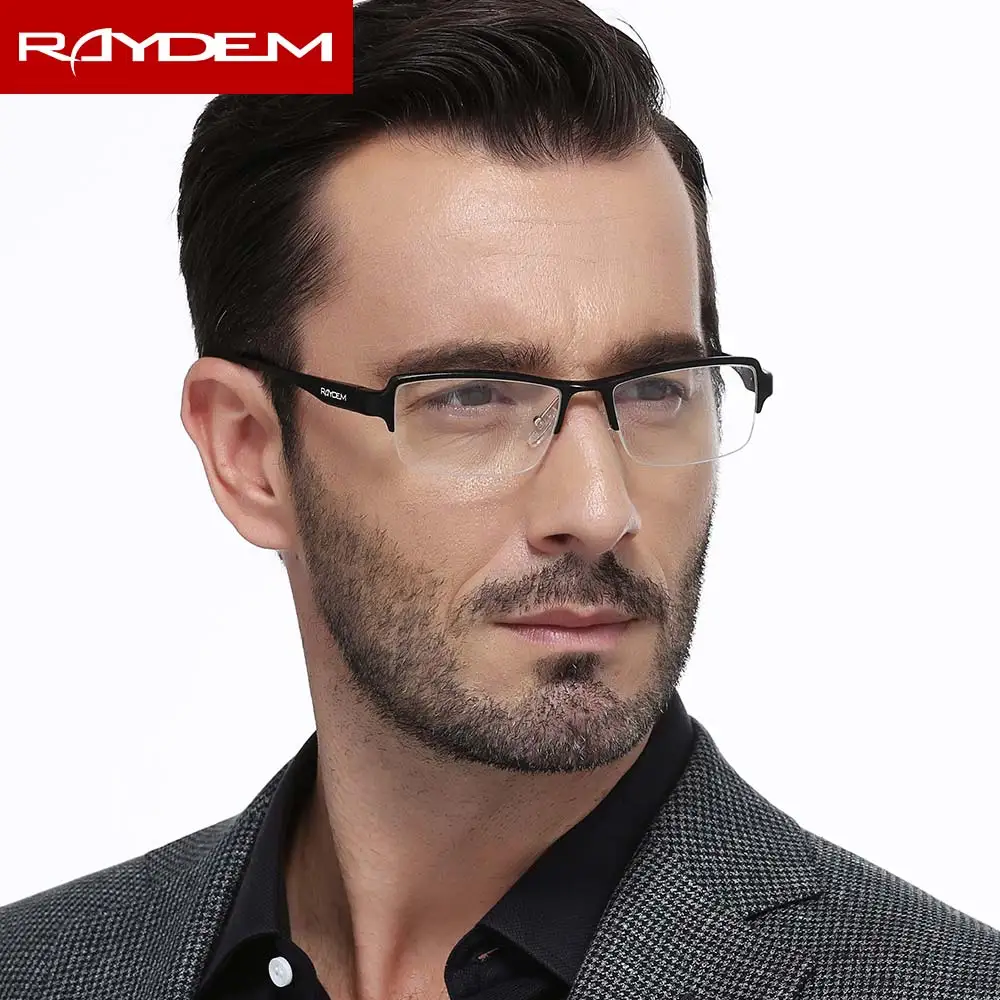 Raydem легкая оправа для очков алюминиевая при близорукости и дальнозоркости