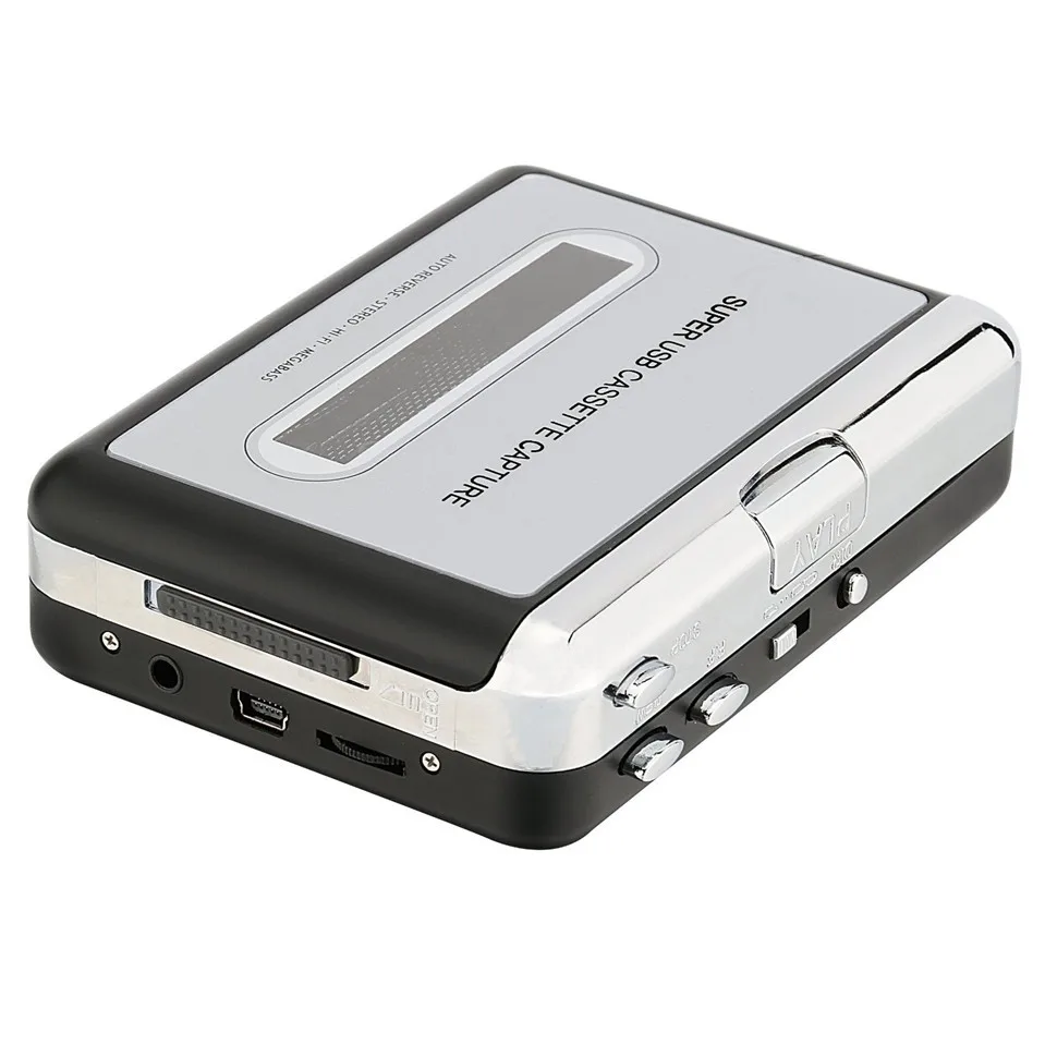 Горячая распродажа USB преобразователь кассеты в MP3 запись звука музыкальный
