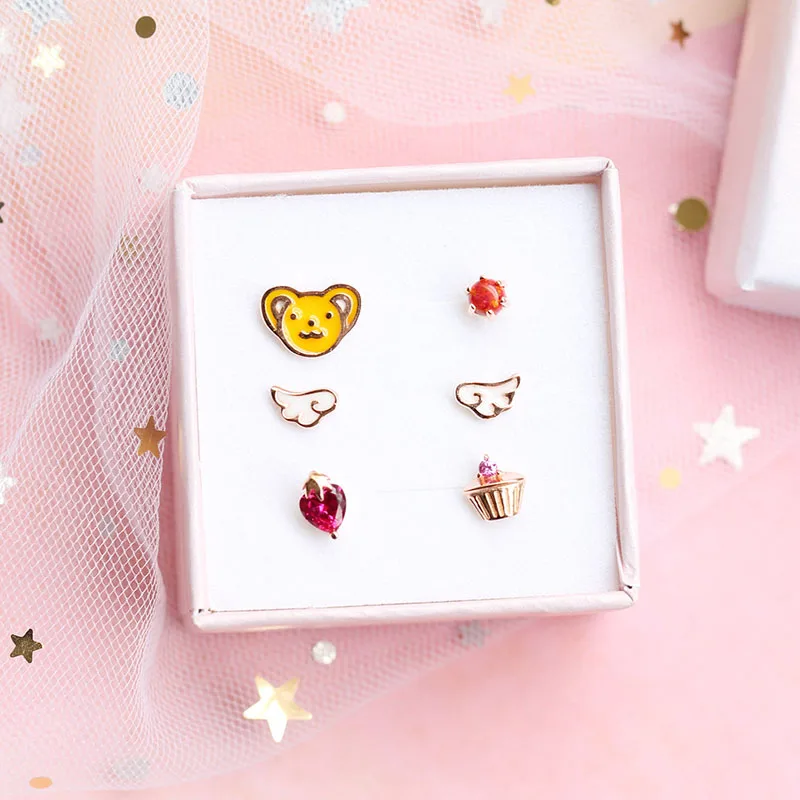 Набор из 2019 картонных коробок для карт прозрачные карты сакуры серебро 925 пробы