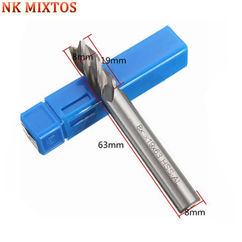 NK MIXTOS 1 шт. 4 флейты Концевая фреза фрезерный станок с прямым хвостовиком