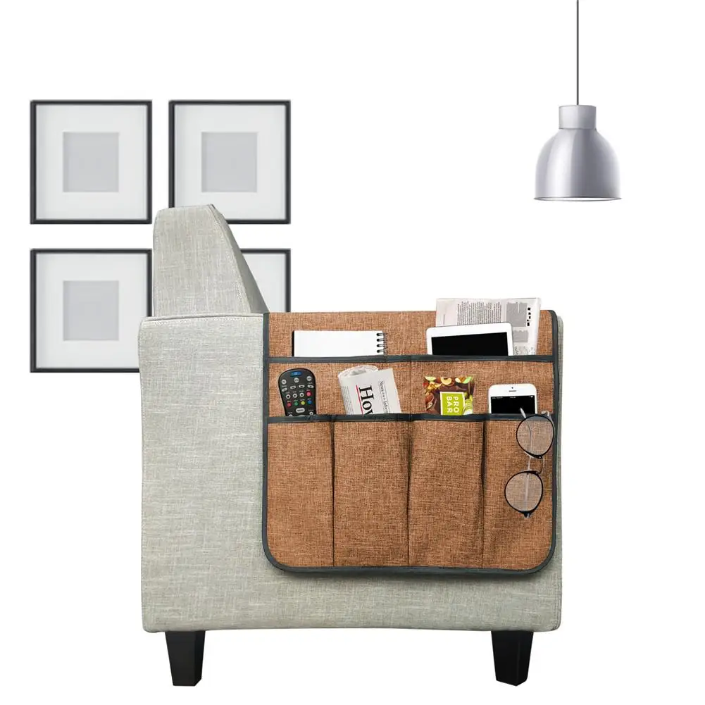 Подлокотник Органайзер с 6 карманами дистанционного Управление телефоны