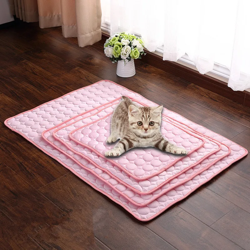 Домашнее животное летняя охлаждающие маты кошка собака Коллинг Одеяло