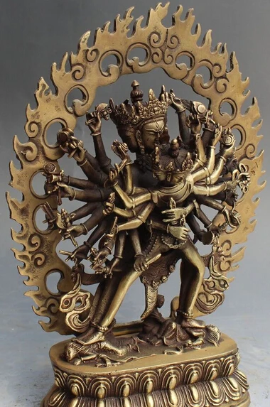 13 &quotТибетский буддизм бронзовый Ваджра Ваджрапани Vajrayogini Vajravarahi статуя Будды |