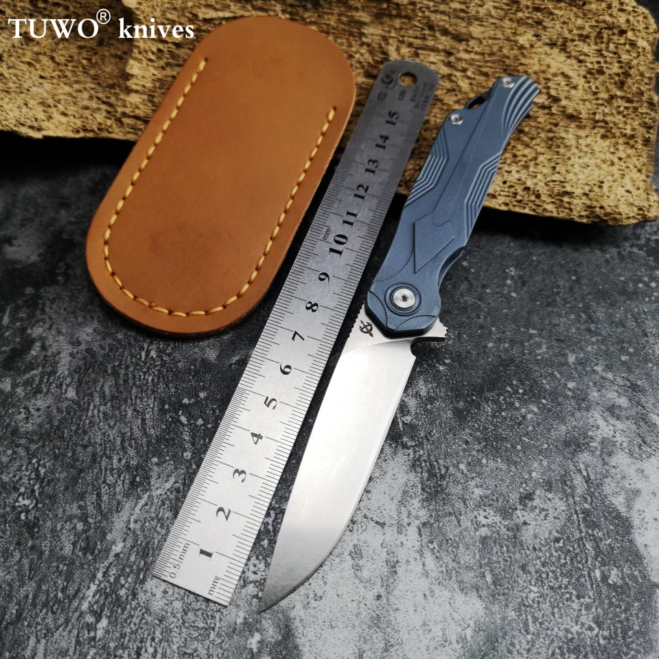 TUWO fine EDC портативный складной нож S35VN стальной порошок открытый мини в виде ключа