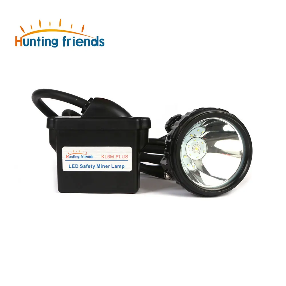 Hunting Friends Lithium Battery Mining Headlamp KL6M.P Rechargeable Headlamp 1+6 LED Mining Cap Lamp Explosion Rroof Headlight