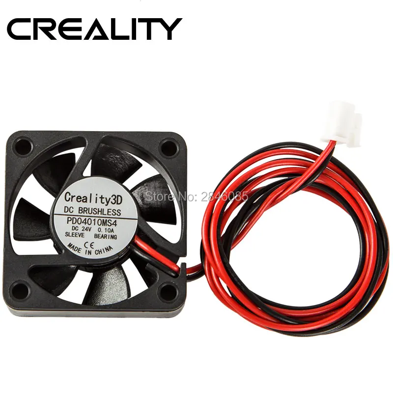 Creality 3D принтеры s Запчасти 24V охлаждающий вентилятор 40 мм x 10 4010 масляный подшипник