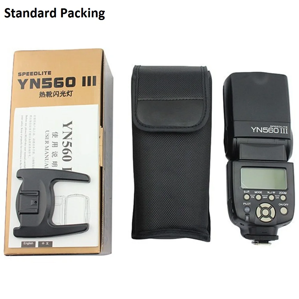 Беспроводная вспышка YONGNUO YN560III YN560 III для Canon Nikon Olympus Panasonic Pentax|universal flash|flash for canonyongnuo
