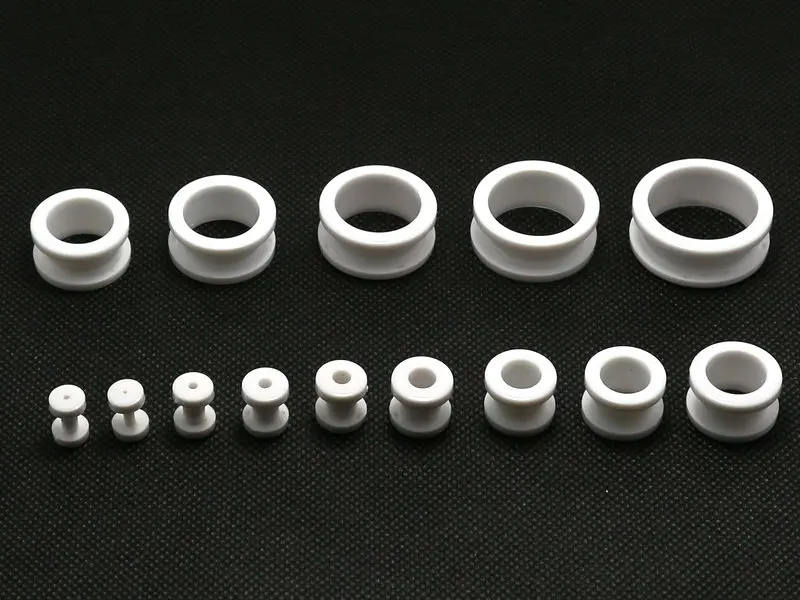 Пирсинг для ушей 2-24 мм белый 1 пара винтов дюйма | Украшения и аксессуары