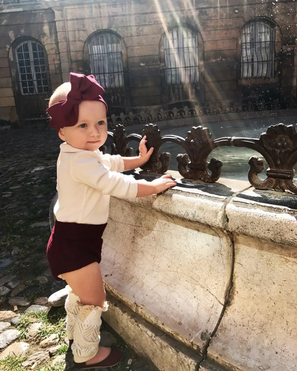 Новые 2019 детские шорты для девочки в крупный горошек милые под подгузник свитер