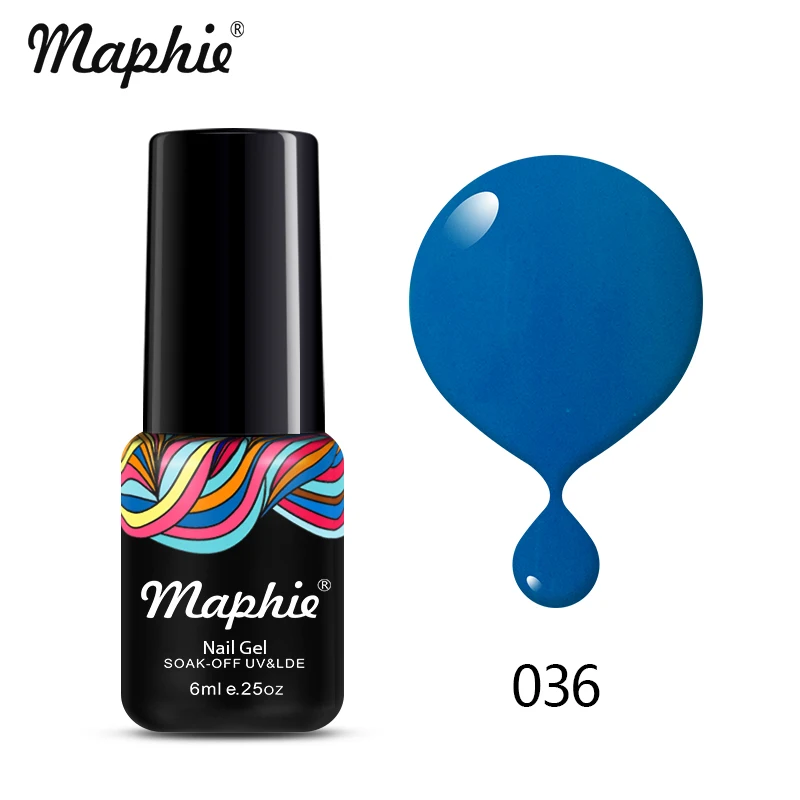 036 Maphie 78 цветов Блестящий Блеск УФ-гель для ногтей неоновый цвет Блестки УФ-гель светодиодный лак для ногтей впитывающийся Полупостоянный лак для ногтей - Цвет: 036