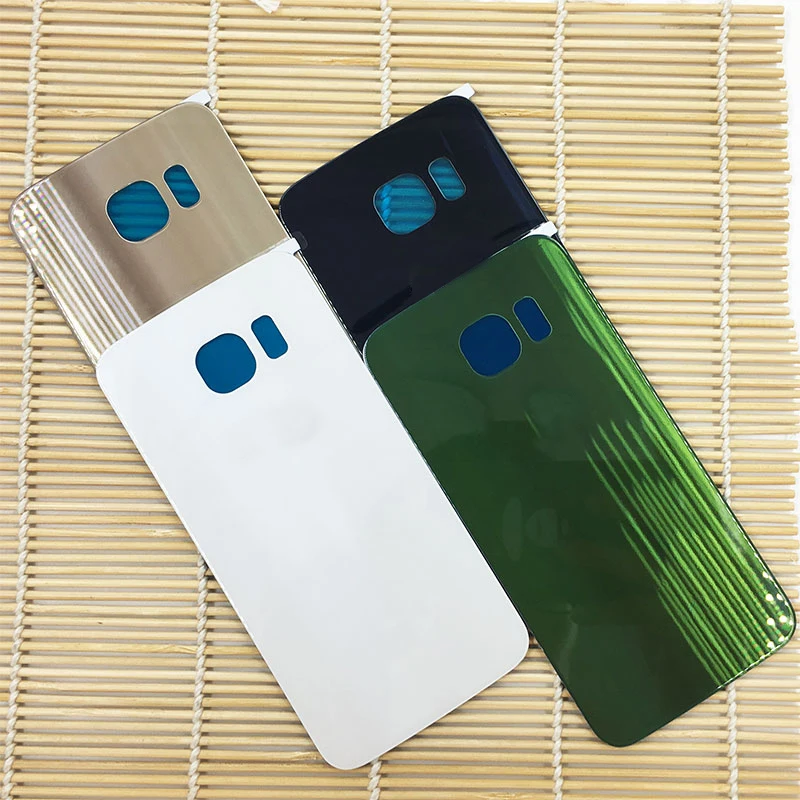 1 шт. для Samsung Galaxy S6 Edge G925 S6edge+ G928 задняя крышка батарейного отсека чехол на заднюю крышку панель стеклянный чехол Замена