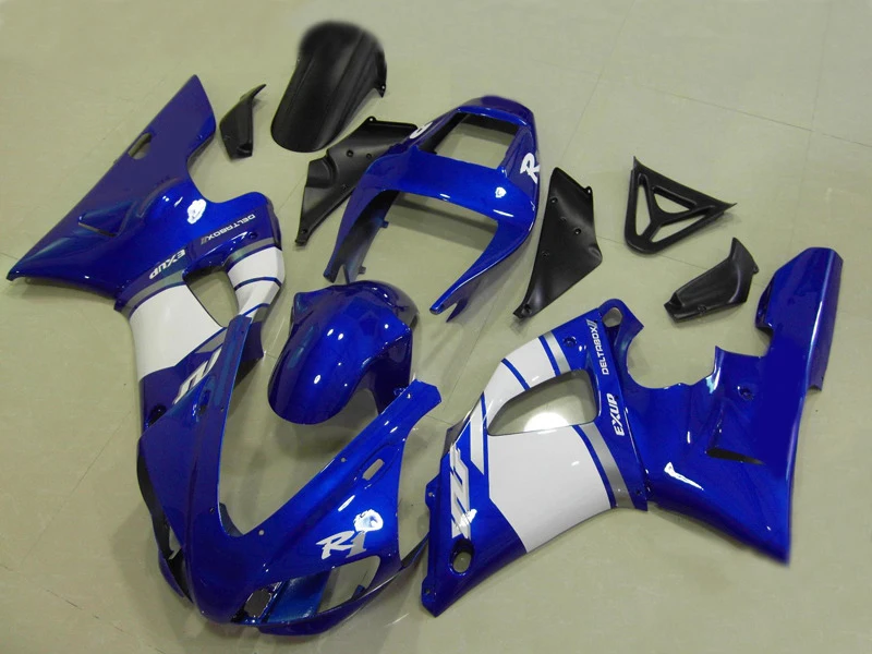 Комплект обтекателей для мотоцикла YAMAHA YZFR1 98 99 YZF R1 1998 1999 YZF1000 yzfr1 ABS синий белый