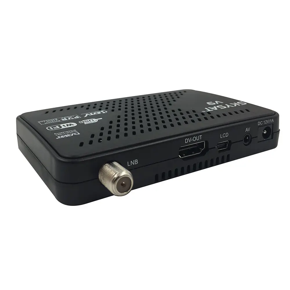 Спутниковый ресивер SKYSAT V9 Mini HD Поддержка CCCamd Cline Newcamd Powervu Biss WiFi 3G Youtube mini DVBS2