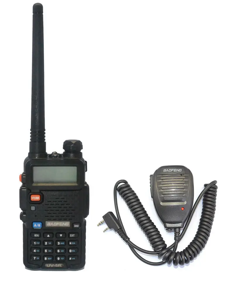 

Двухдиапазонное радио BAOFENG UV-5R VHF/UHF 136-174/400-520MHz + BAOFENG SPEAKER MIC