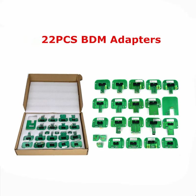 22pcs bdm adpaters A+ с полным адаптером Led BDM Рамка 22 шт. BDM Адаптеры для KESS V2 Ktag Fgtech V54 BDM100 CMD100 ECU программист Чип инструмент настройки - Цвет: 22pcs bdm adpaters